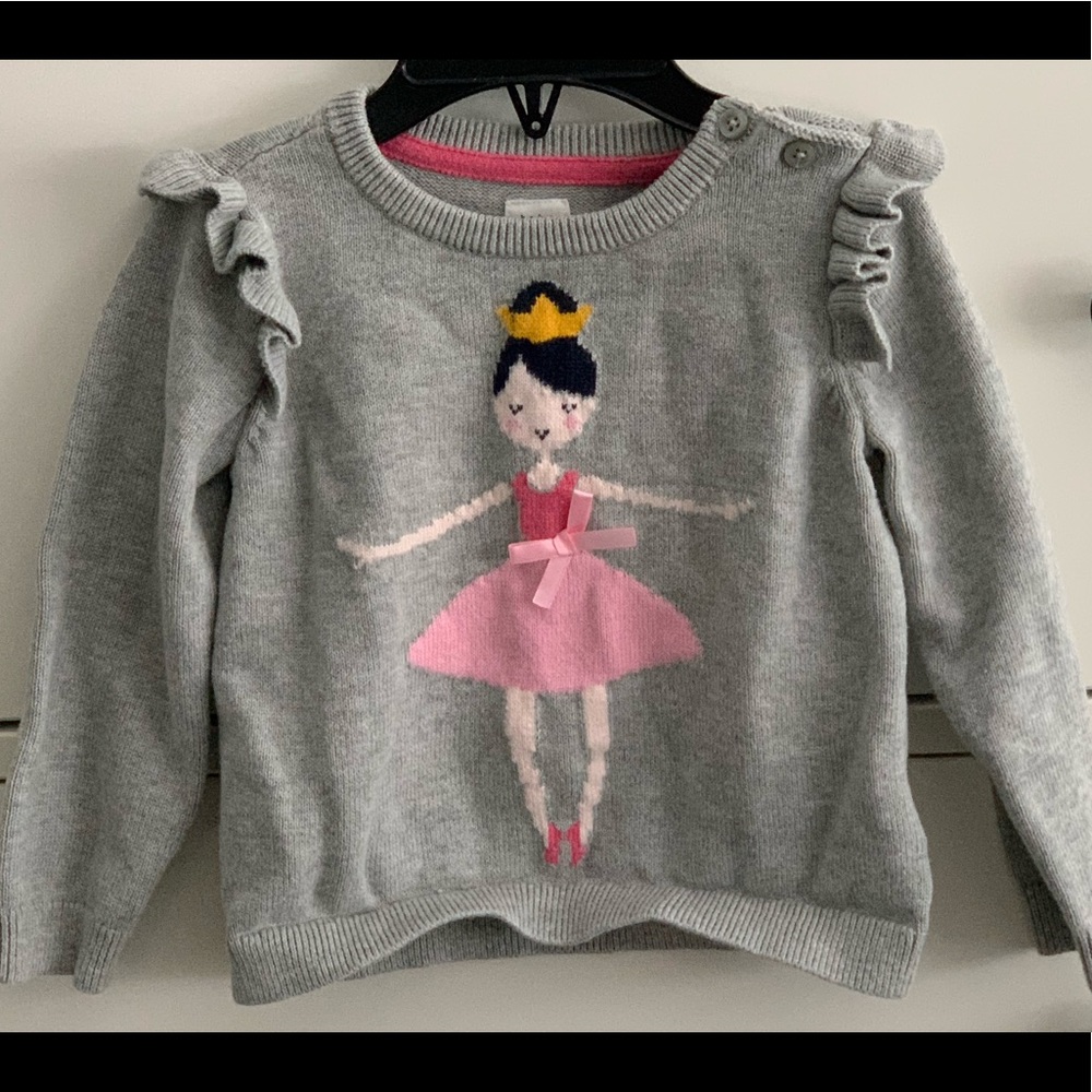 Baby girls ballerina sweater